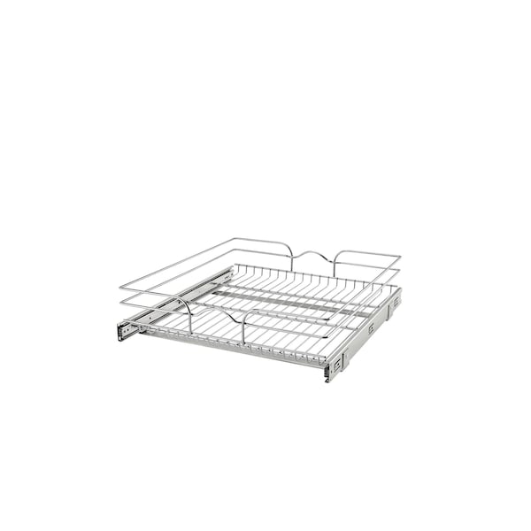 Rev-A-Shelf Steel, Silver, 20.5 in W, 5.56 in H, 22 in D, 22 in L, Silver 5WB1-2122CR-1 - main